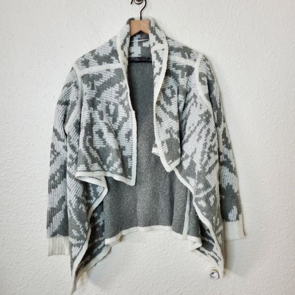 Prana Alberta Reversible Cardigan Sweater Wool Blend Women's Size Small - Picture 2 of 7